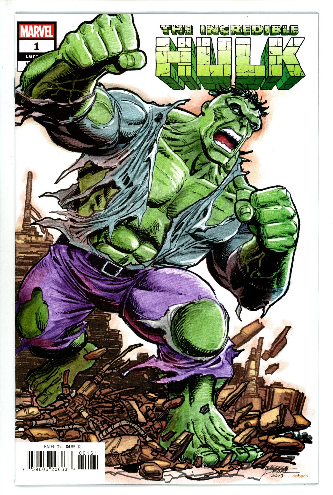Incredible Hulk Vol 4 1 Perez Variant (2023)