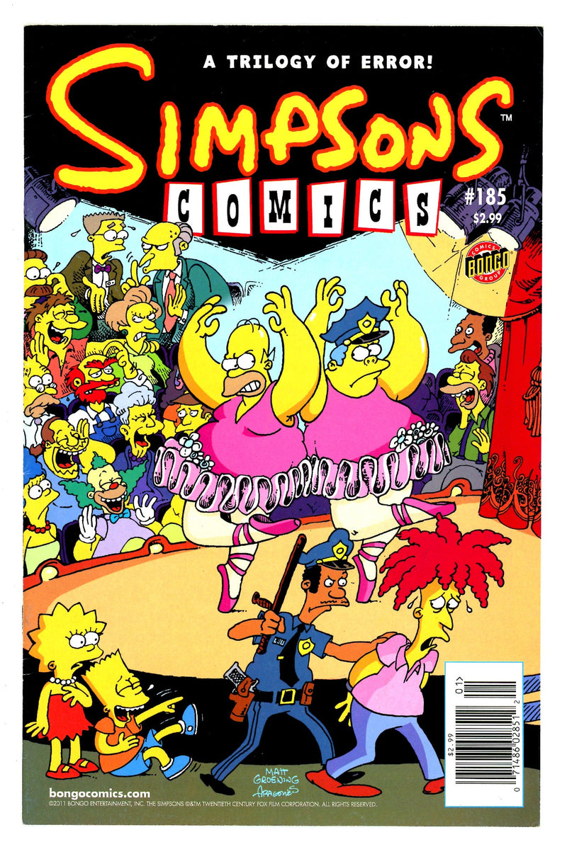 Simpsons Comics 185 Newsstand FN-