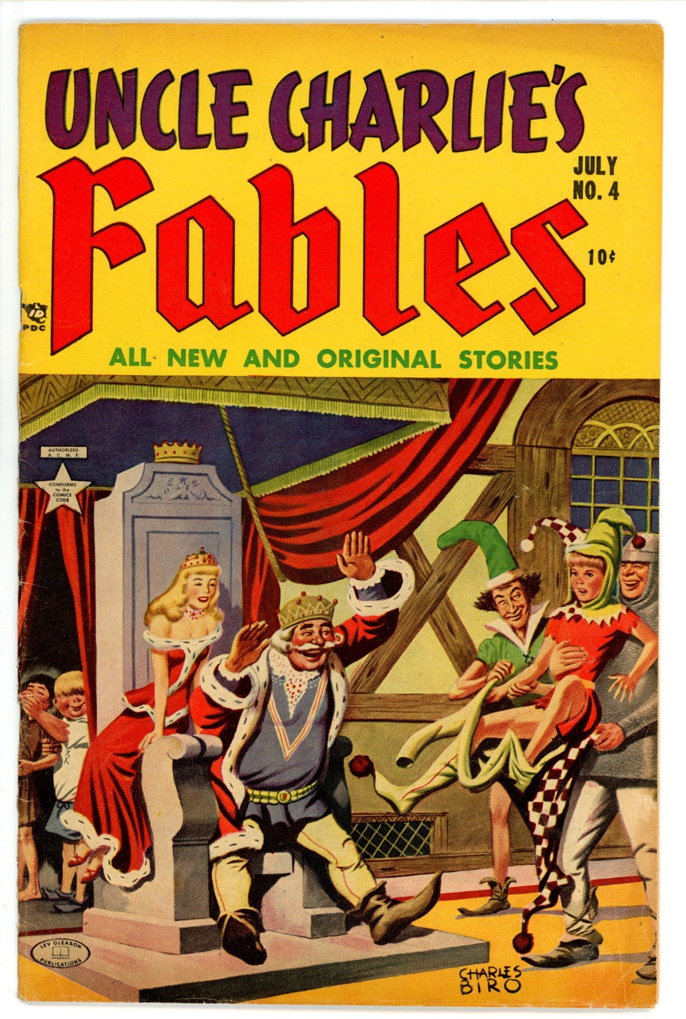 Uncle Charlie's Fables 4 VG/FN (1952)