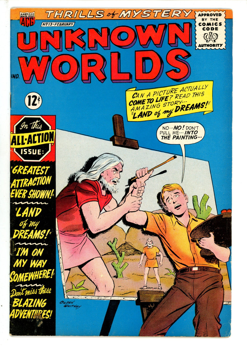 Unknown Worlds 13 FN- (1962)