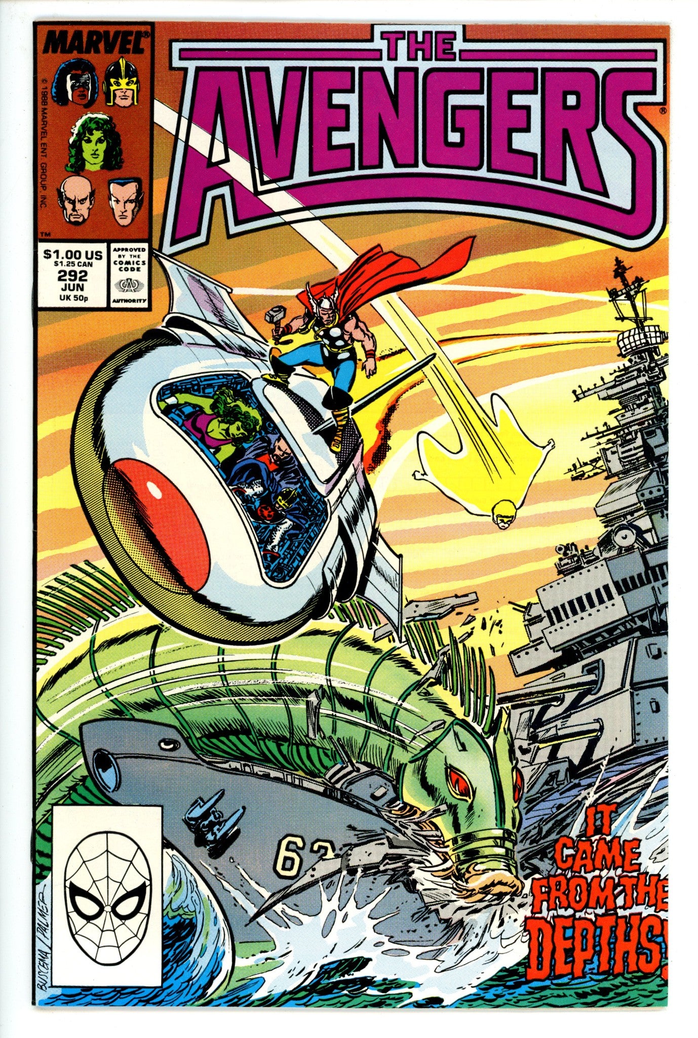 The Avengers Vol 1 292