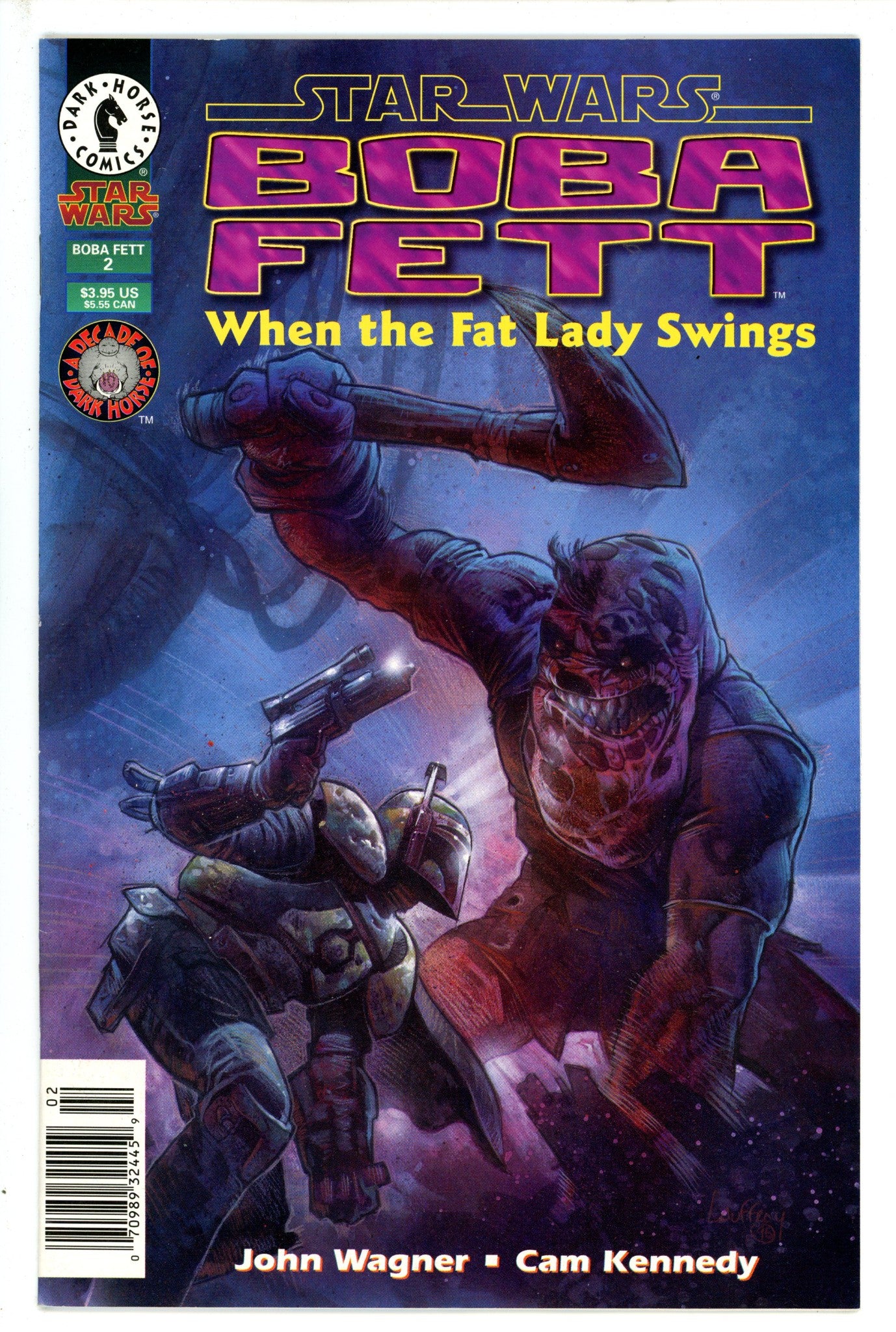 Star Wars: Boba Fett - When the Fat Lady Swings 2 Newsstand FN/VF (1996)
