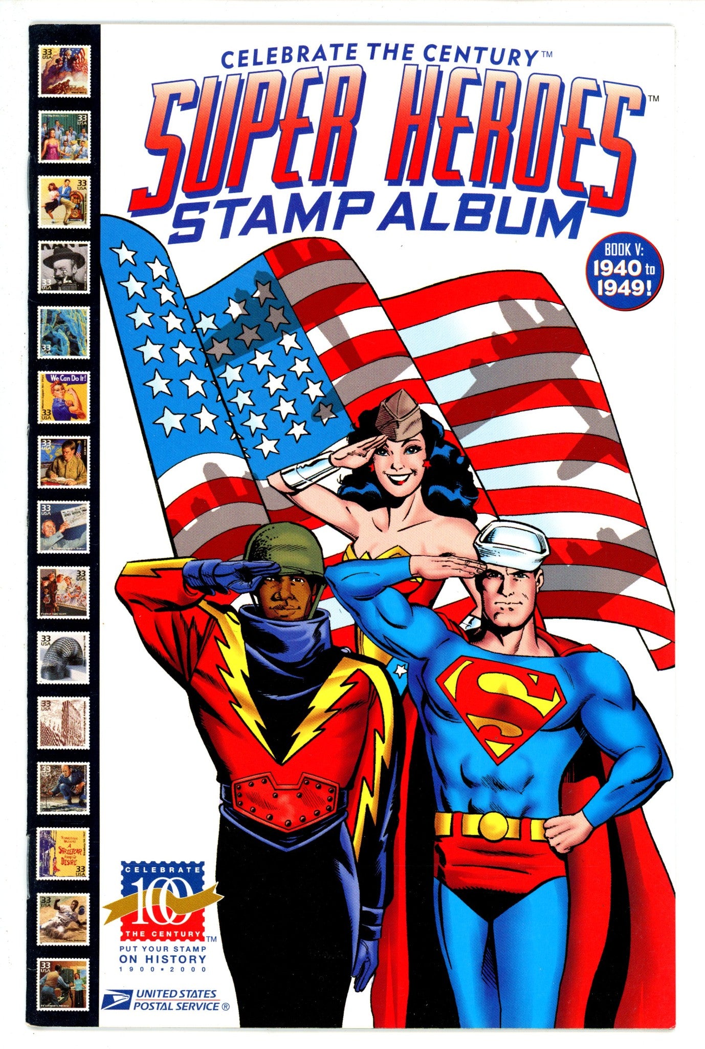 Celebrate the Century: Super Heroes Stamp Album 5