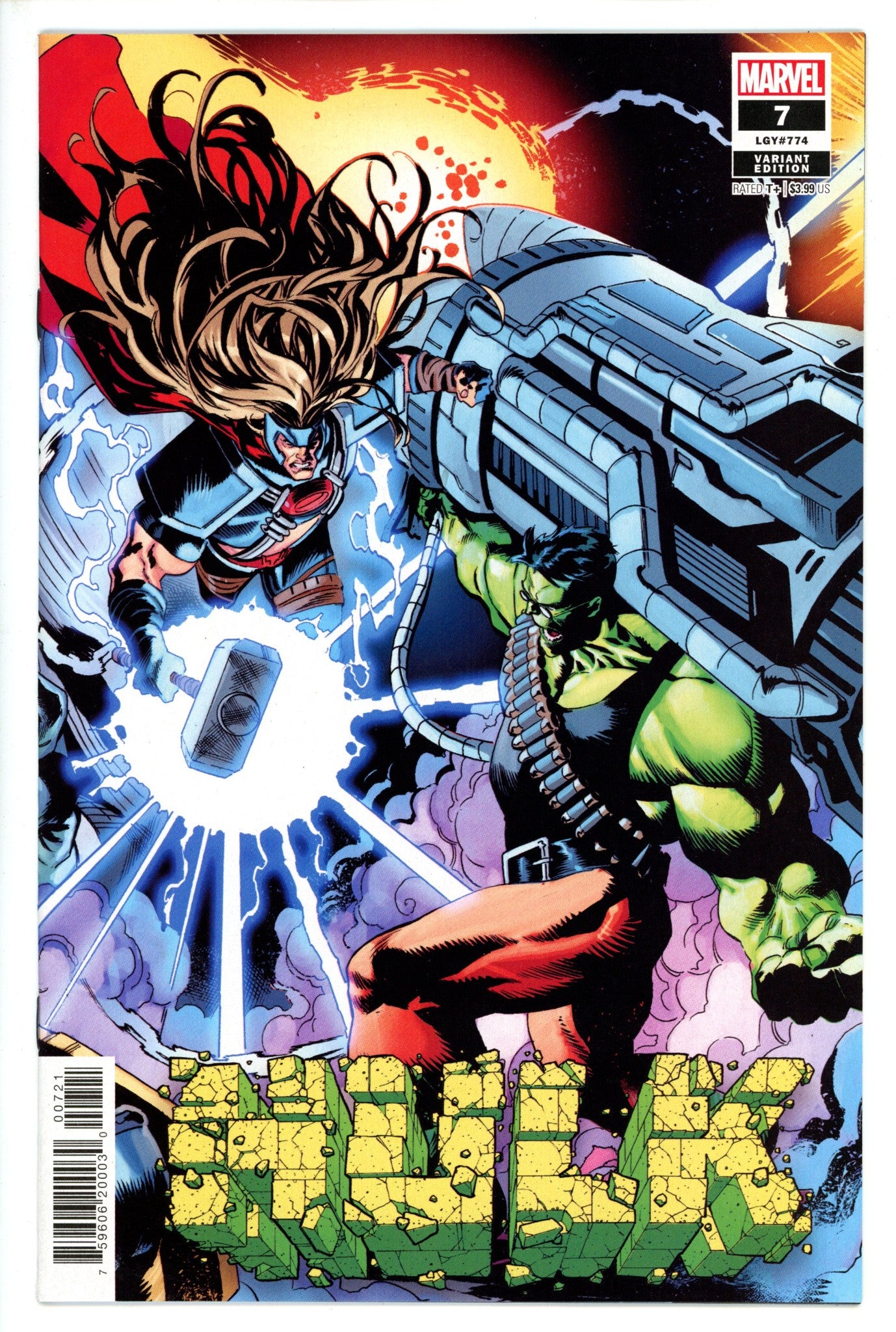 Hulk Vol 4 7 Shaw Variant (2022)