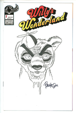 Willy's Wonderland 1 Blank Sketch Variant NM (2022)