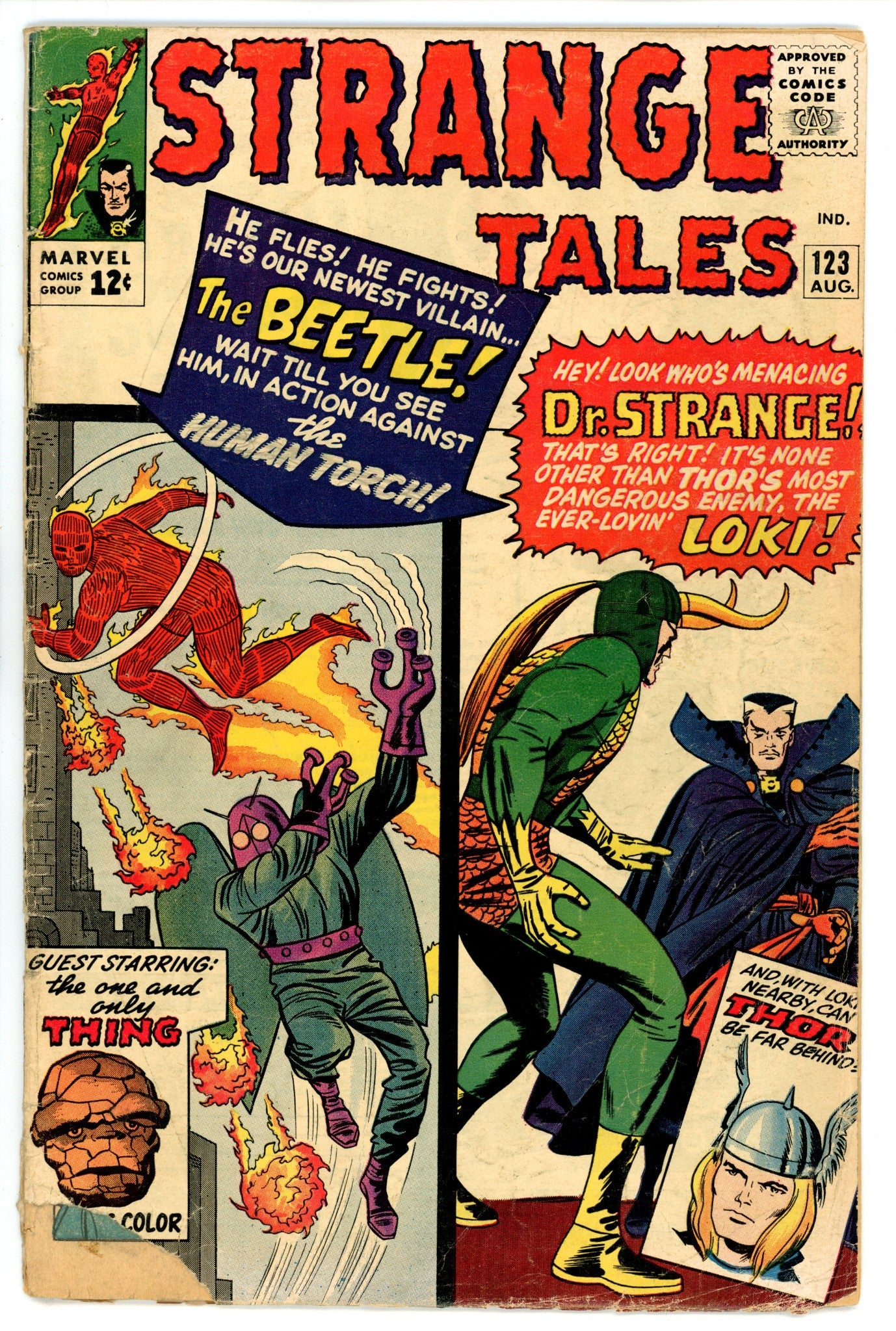Strange Tales Vol 1 123 GD+