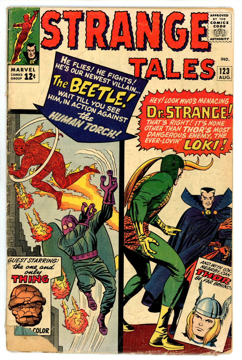 Strange Tales Vol 1 123 GD+