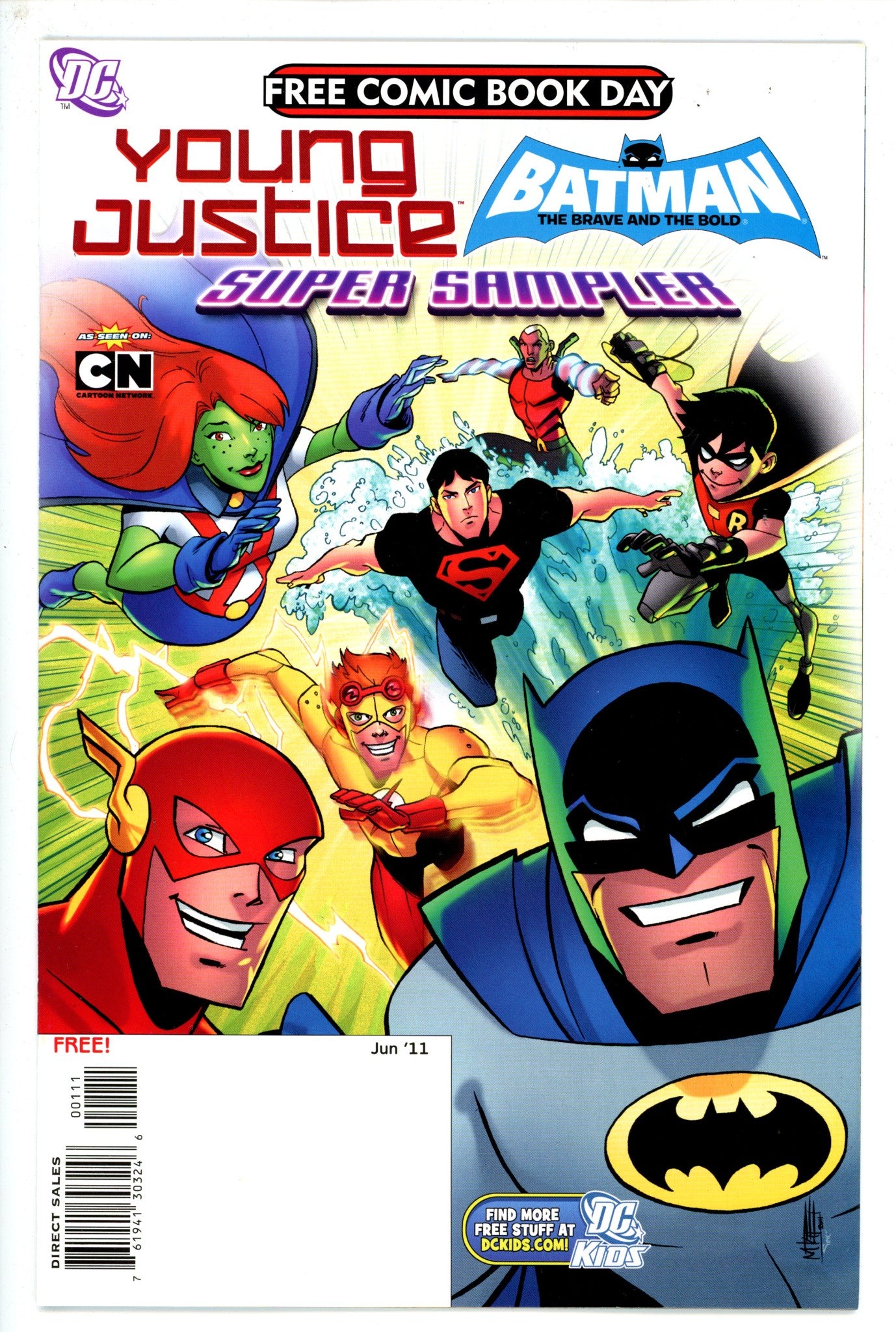 FCBD 2011 Young Justice Batman BB Super Sampler 1-DC-CaptCan Comics Inc