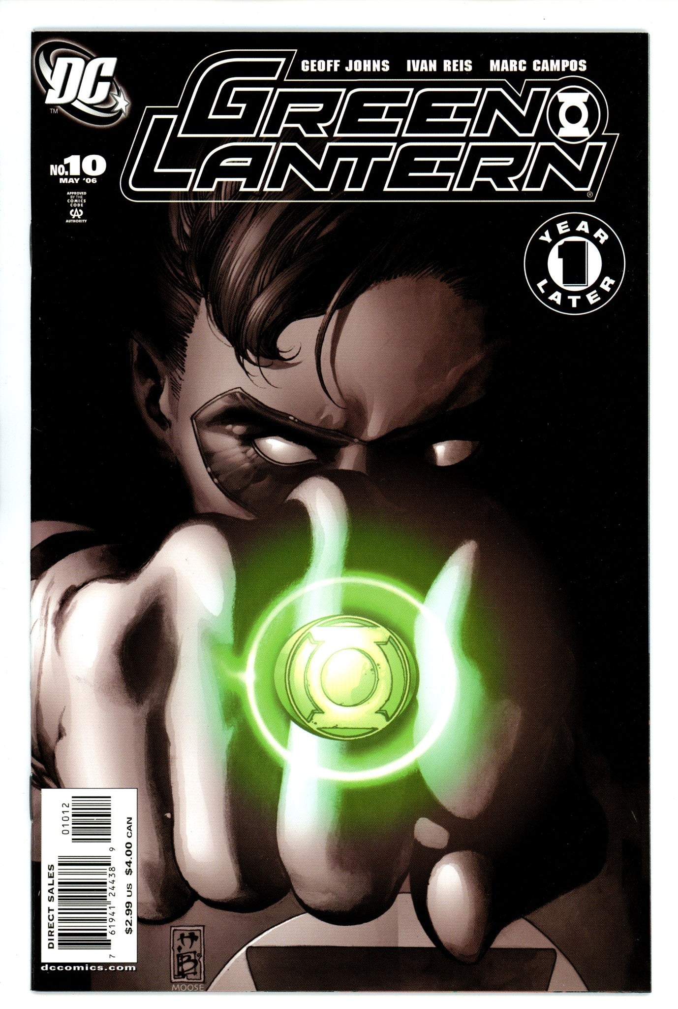 Green Lantern Vol 3 10 2nd Print VF+