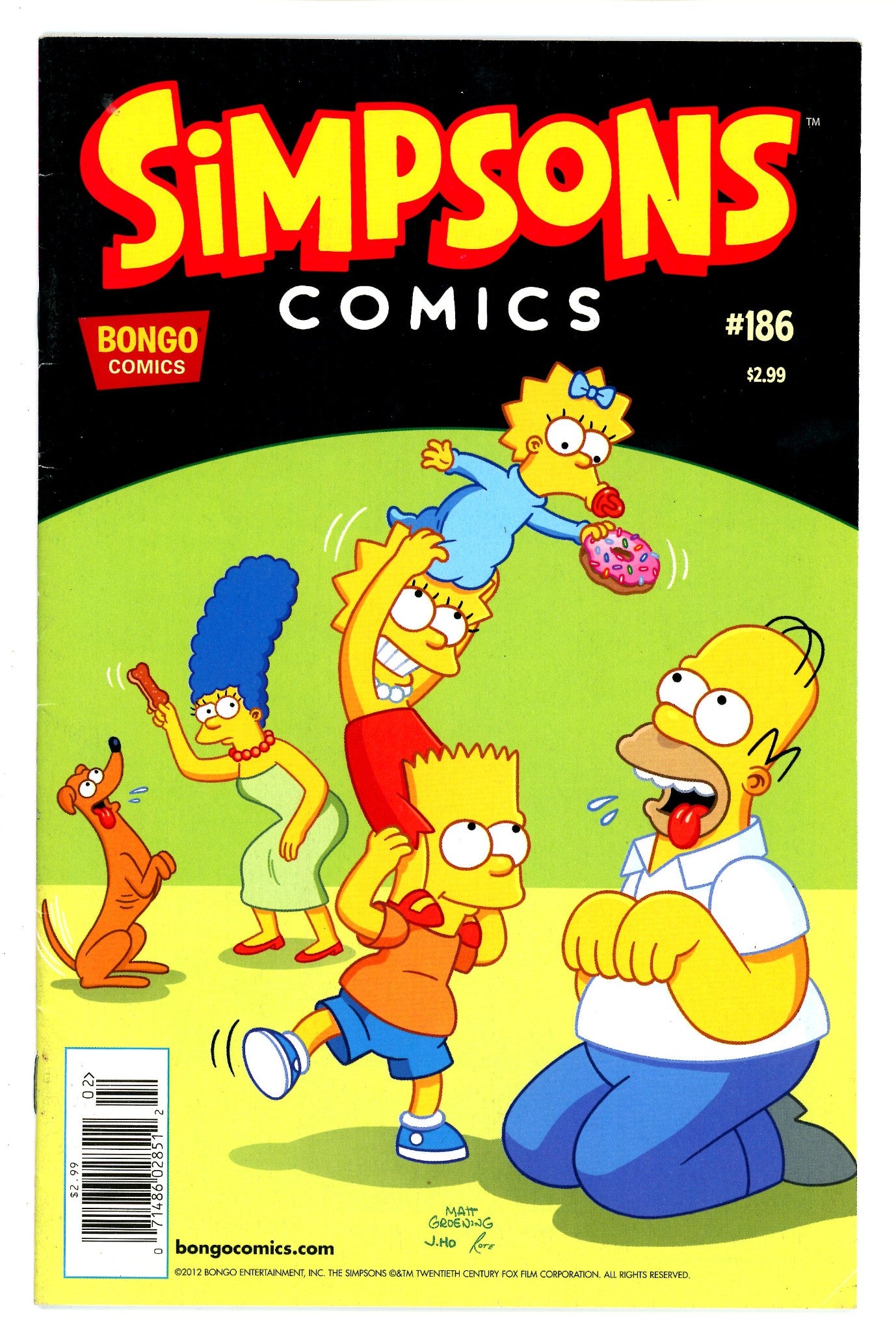 Simpsons Comics 186 Newsstand FN