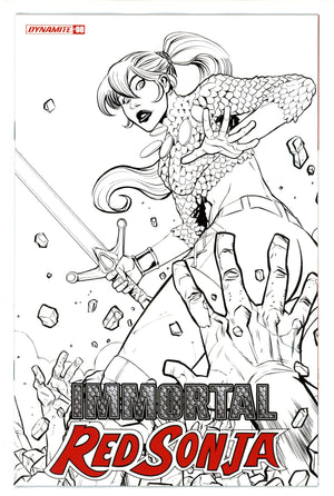 Immortal Red Sonja 8 Moss Variant