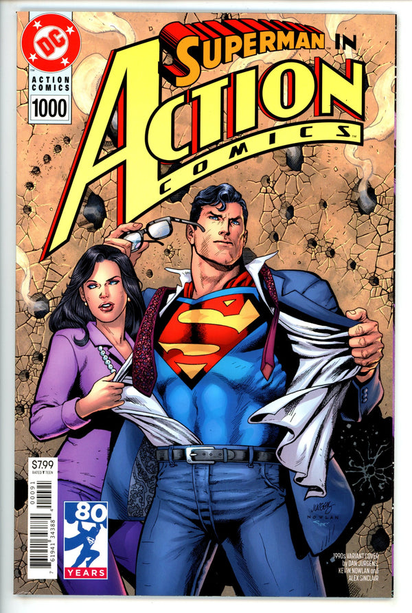 Action Comics Vol 3 1000 Jurgens Variant