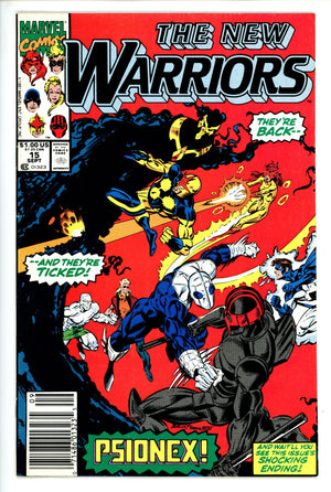 The New Warriors Vol 1 15 Newsstand