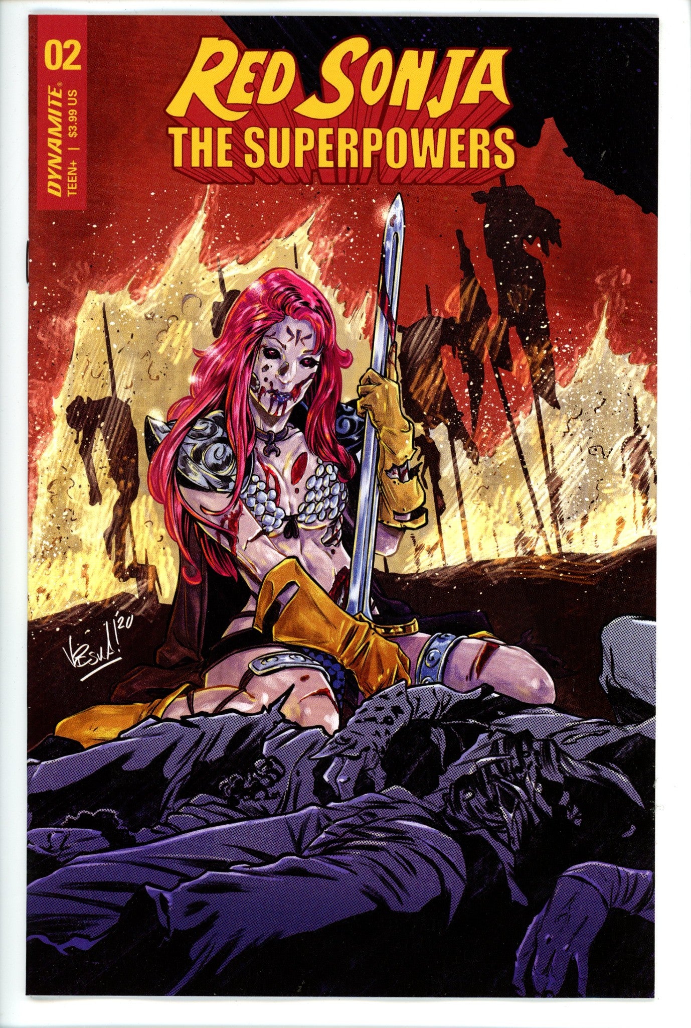 Red Sonja the Superpowers 2 Federici Variant-Dynamite-CaptCan Comics Inc