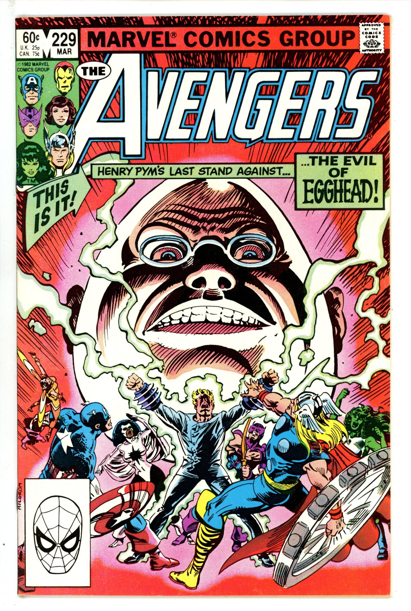 The Avengers Vol 1 229 (1982)