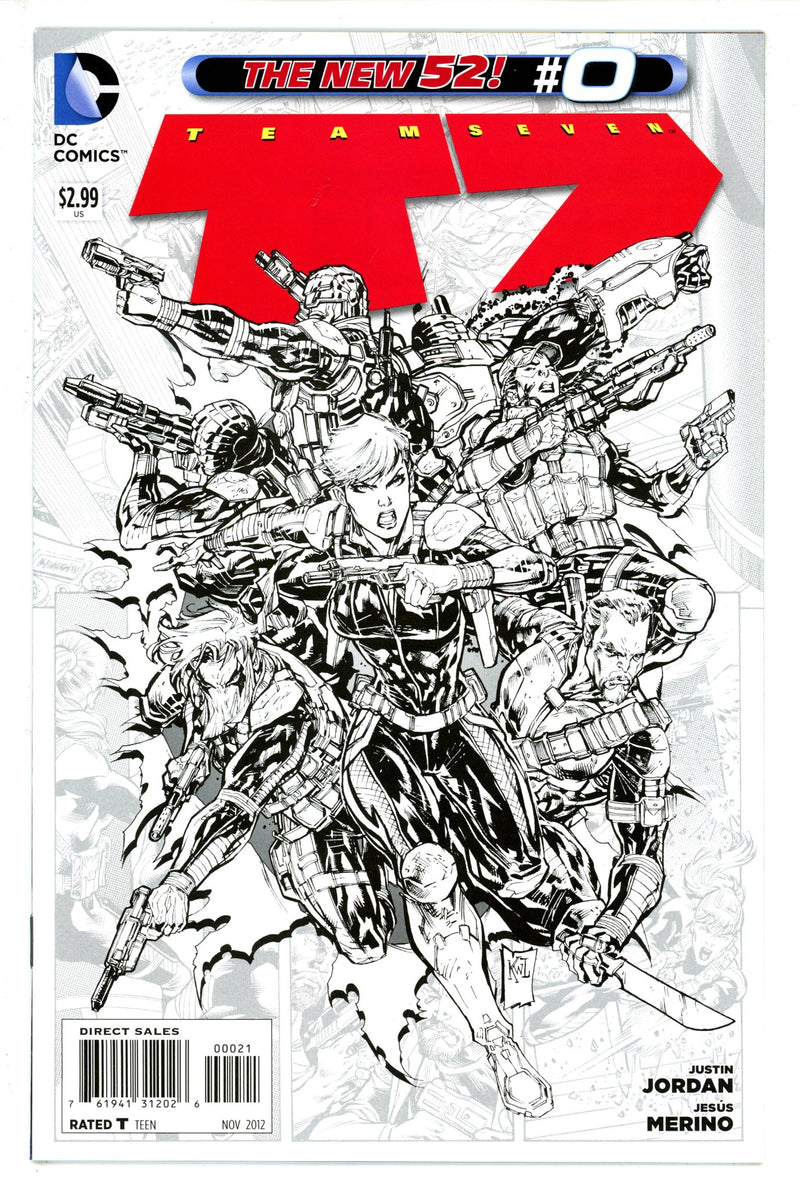 Team 7 0 Lashley B&W Variant VF