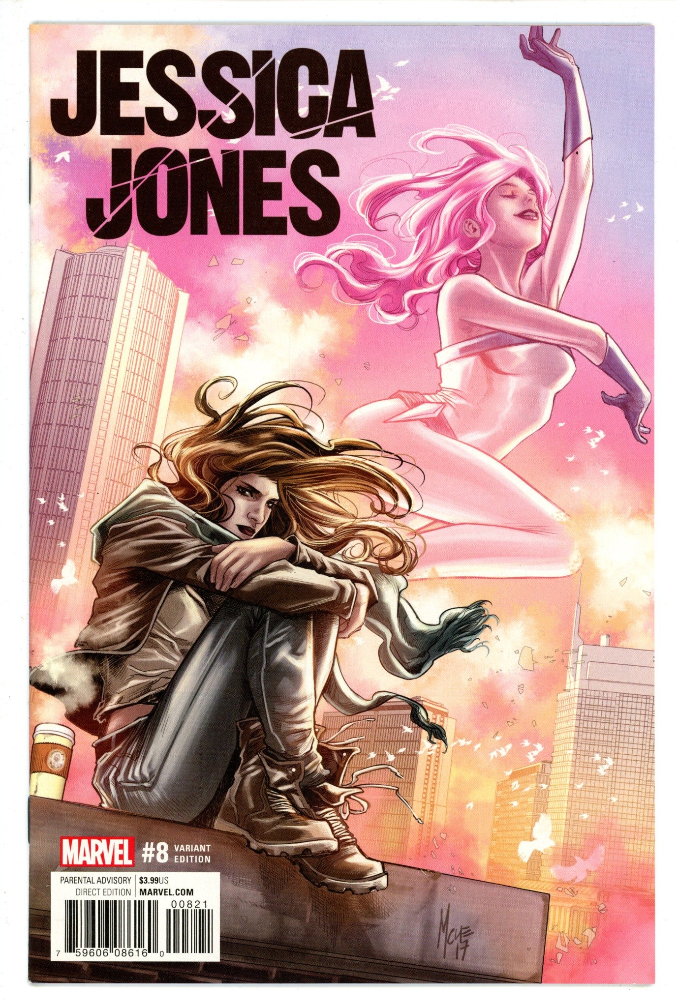 Jessica Jones 8 Checchetto Variant (2017)