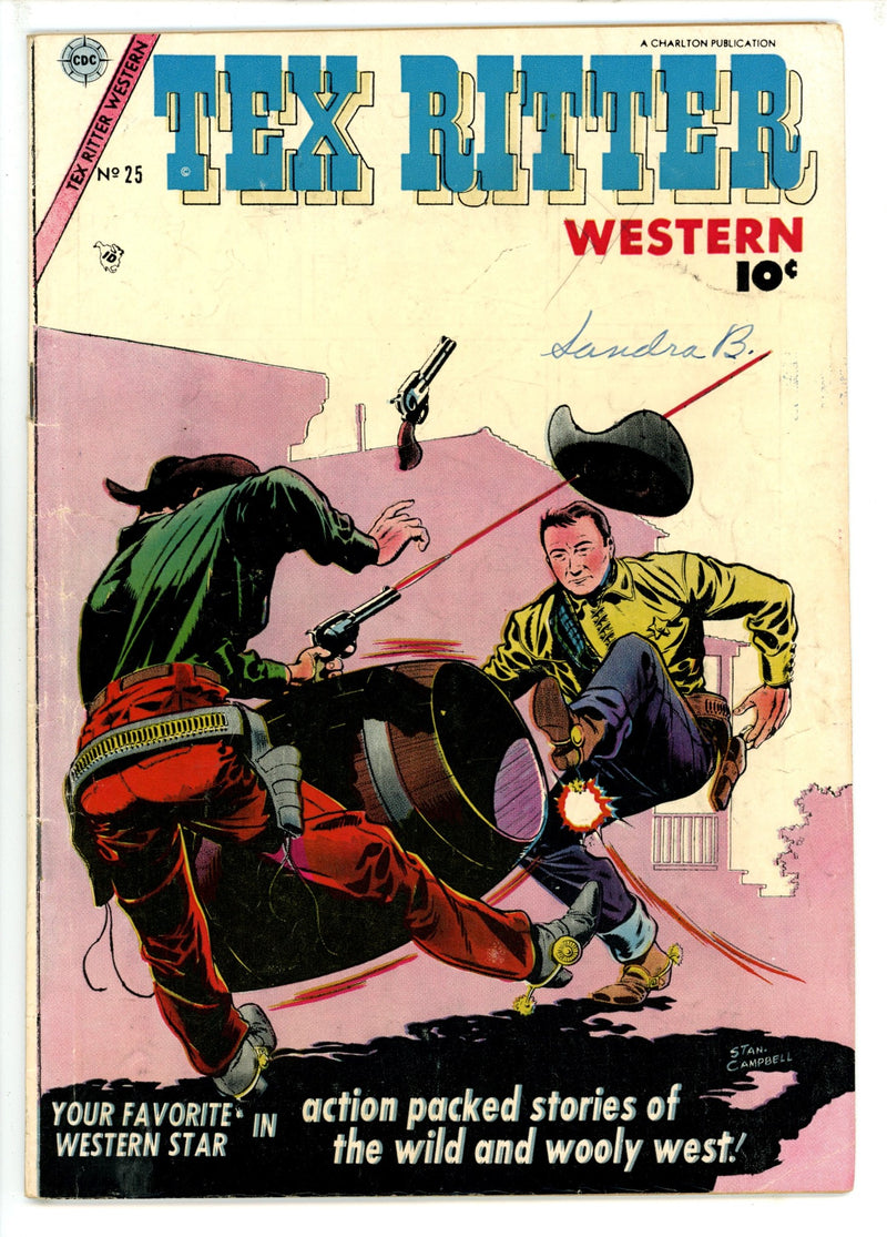 Tex Ritter Western 25 GD/VG (1954)