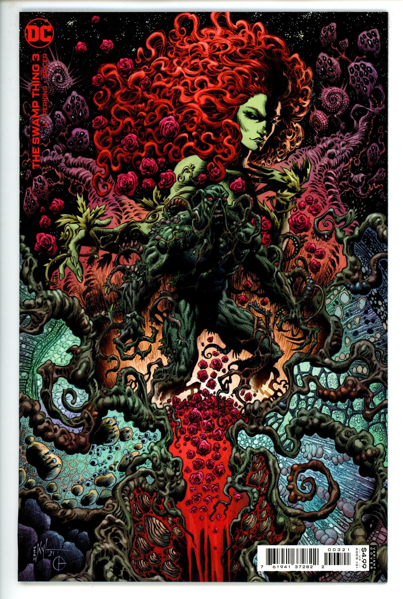 Swamp Thing Vol 7 3 Hotz Variant (2021)
