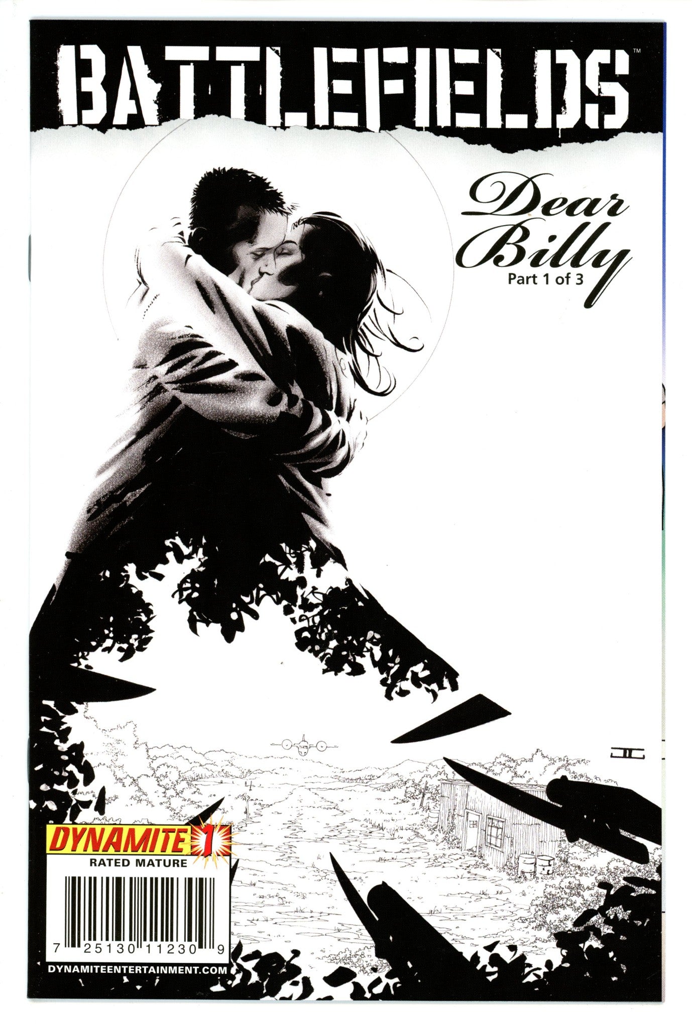 Battlefields: Dear Billy 1 Black and White Variant