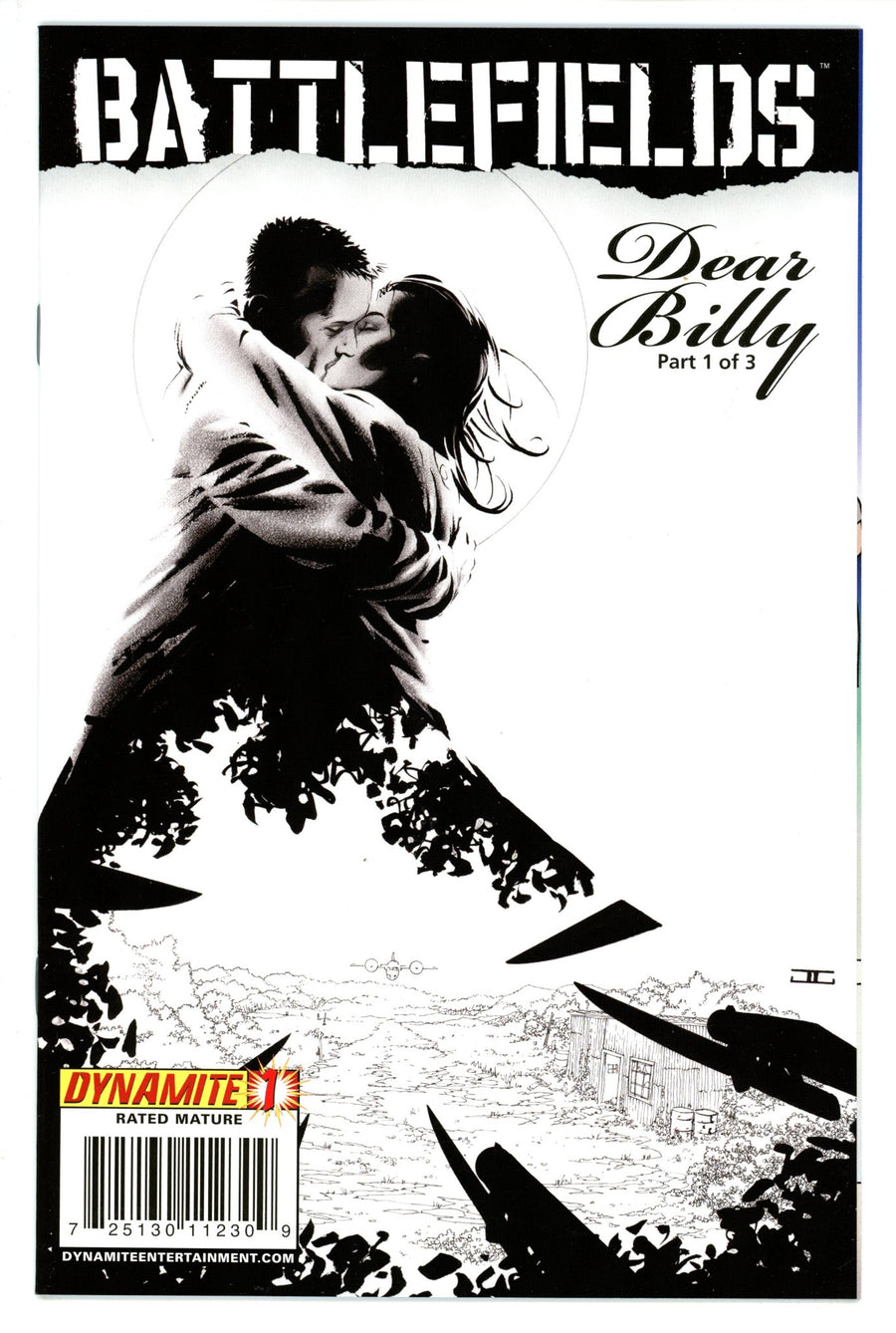 Battlefields: Dear Billy 1 Black and White Variant