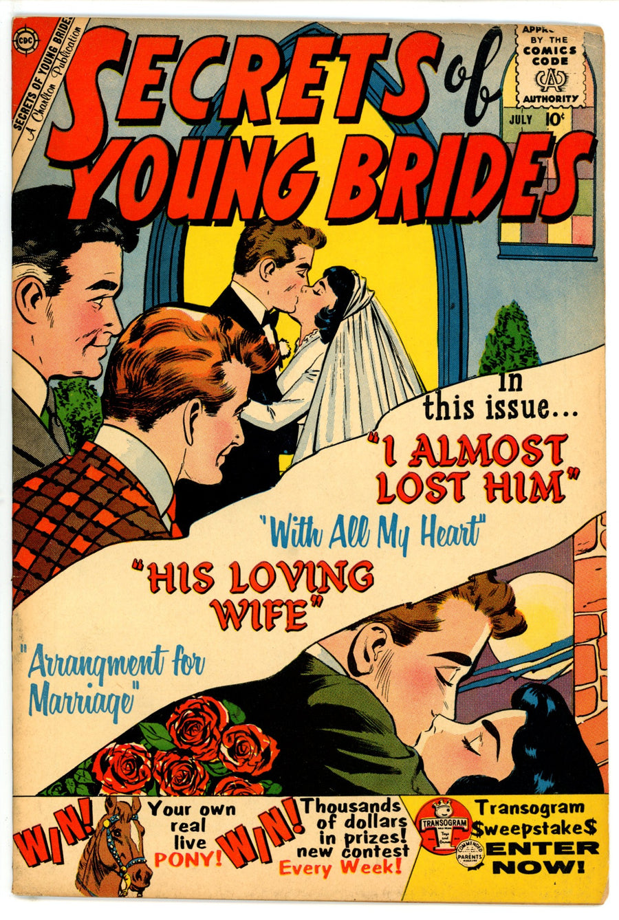 Secrets of Young Brides 20 VG+ (1960)