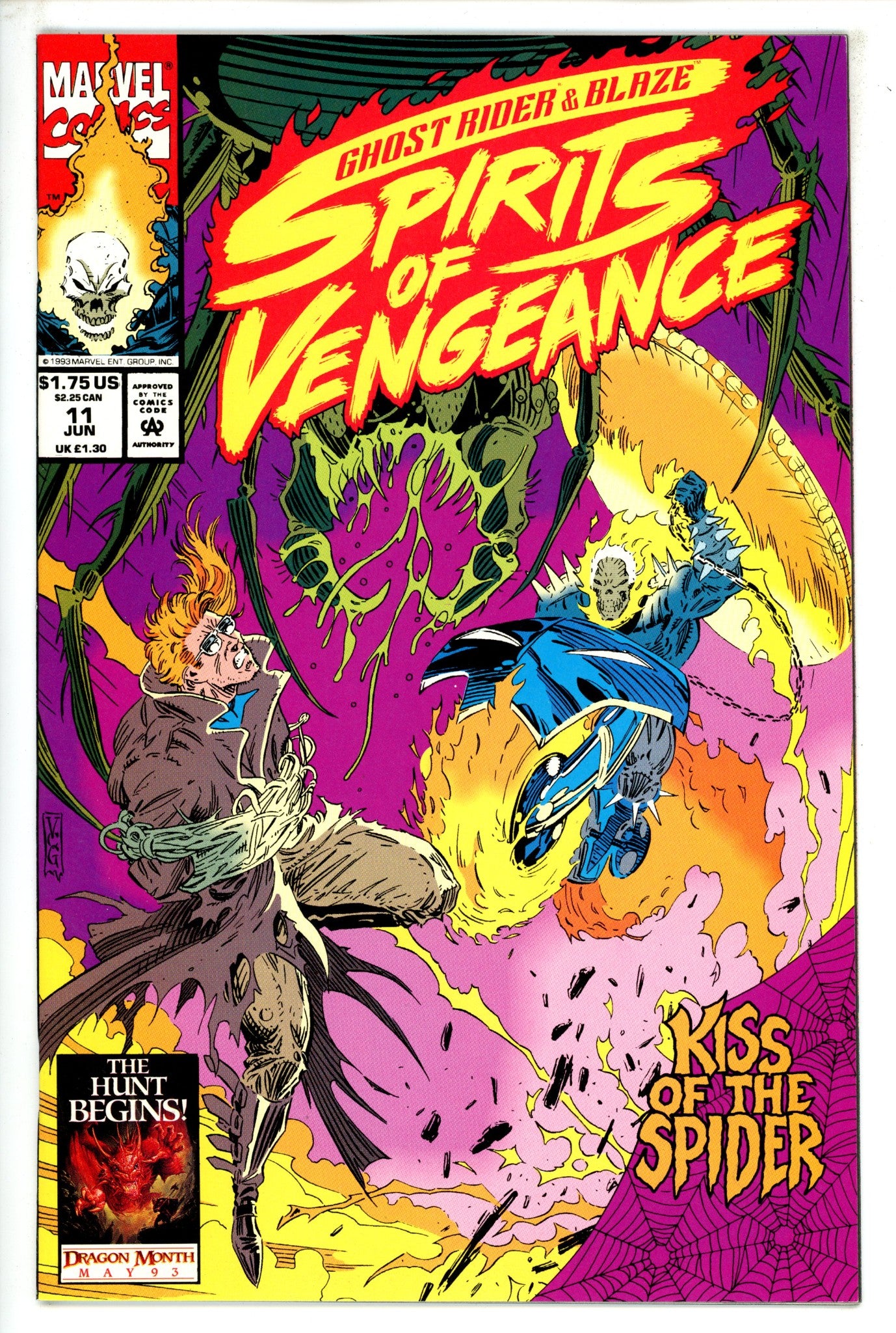 Ghost Rider / Blaze: Spirits of Vengeance 11 (1993)