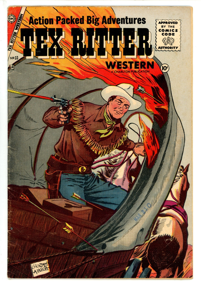 Tex Ritter Western 33 VG (1956)