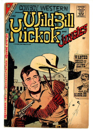 Cowboy Western 63 Cover Detached, Spine Split, Manufactured Without Top Staple (1957)