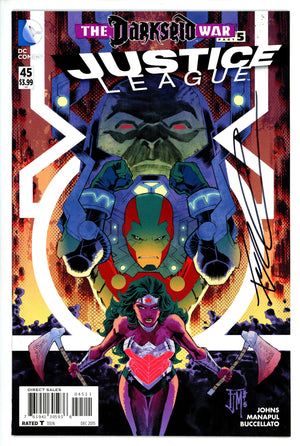 Justice League Vol 1 45 Signed Manapul VF