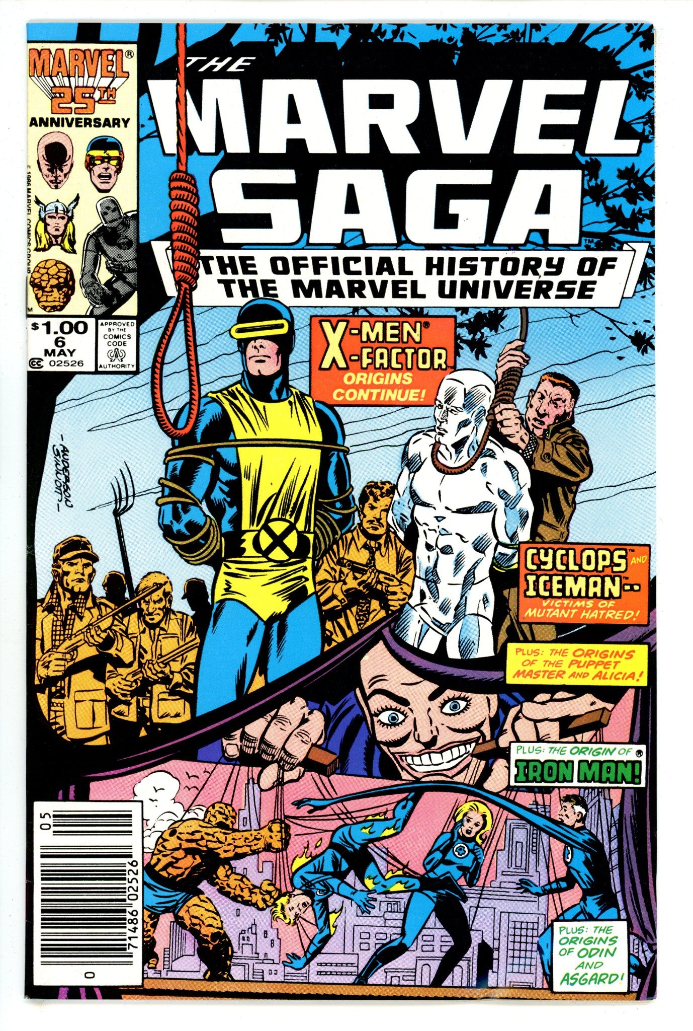 The Marvel Saga the Official History of the Marvel Universe 6 Newsstand (1986)