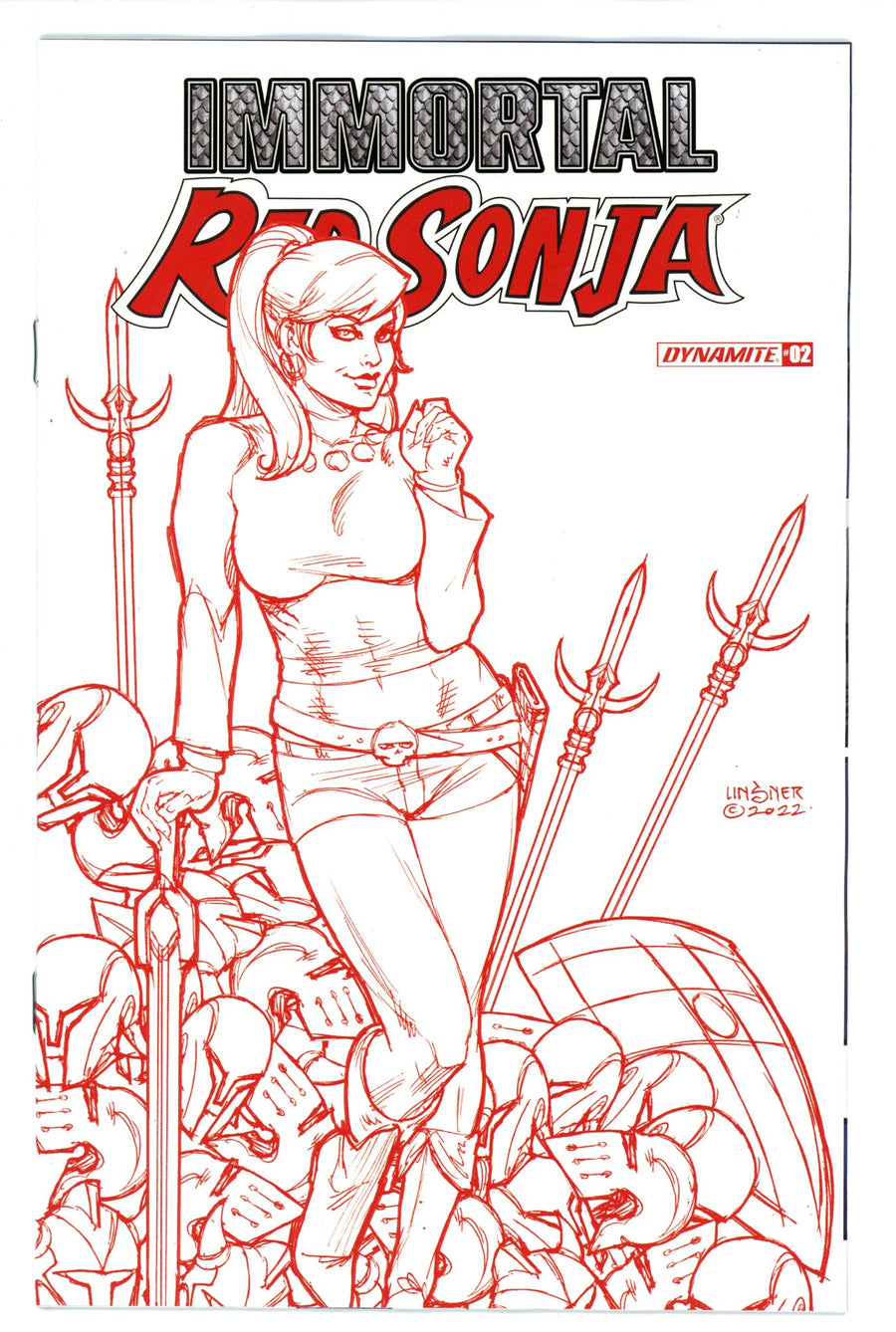 Immortal Red Sonja 2 Linsner Variant (2022)