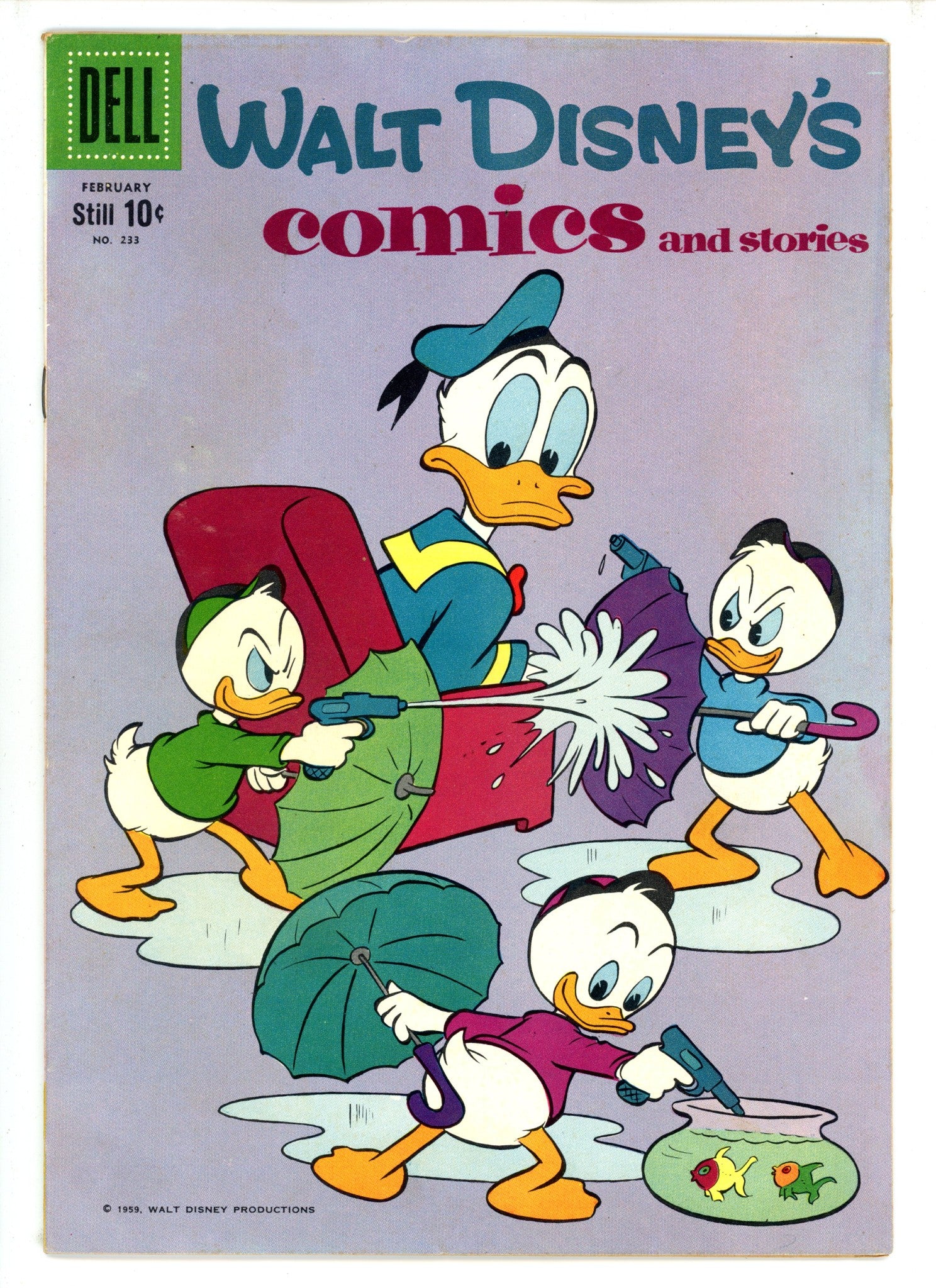 Walt Disney's Comics and Stories Vol 20 5 (233) VF (1960)