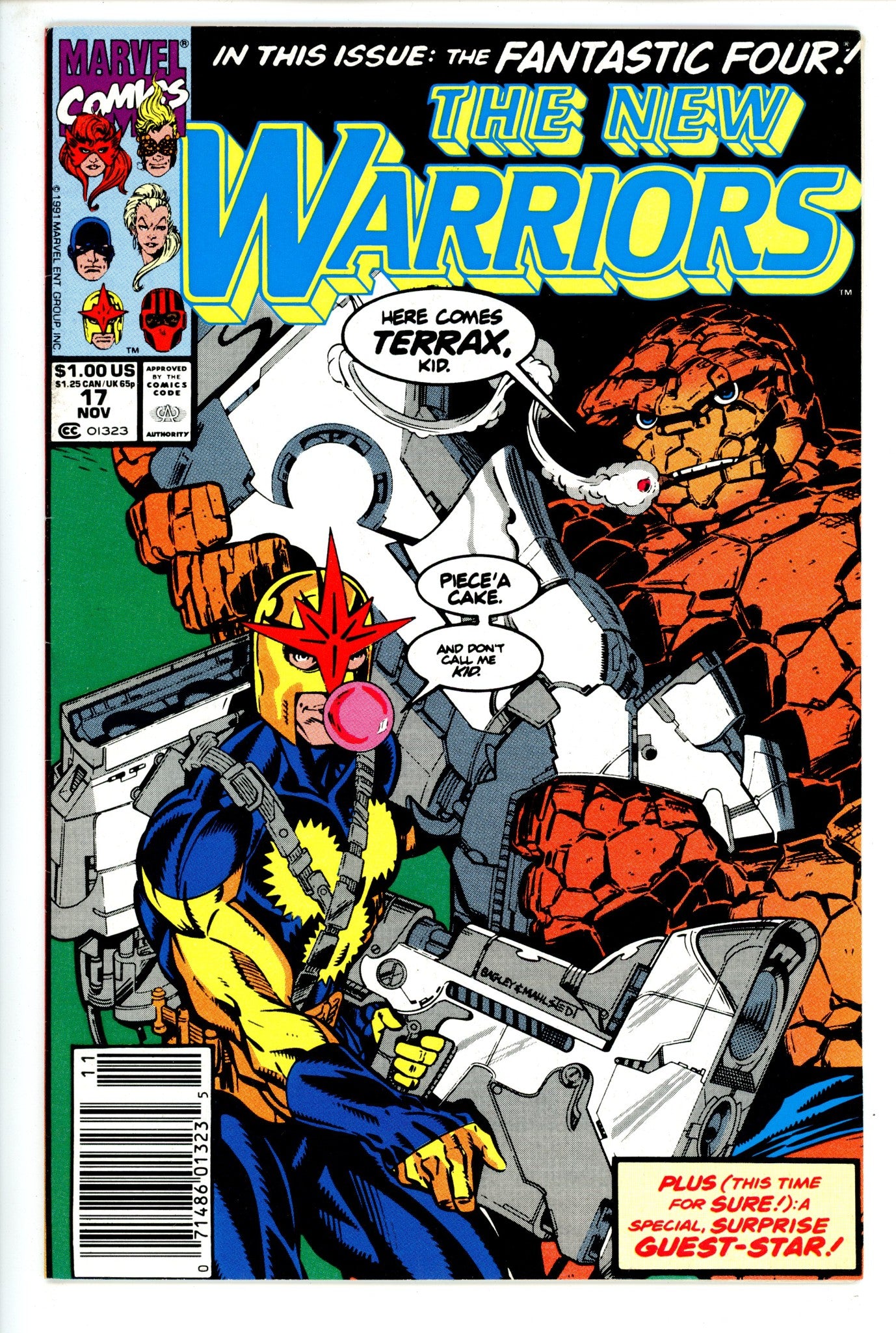 The New Warriors Vol 1 17 Newsstand