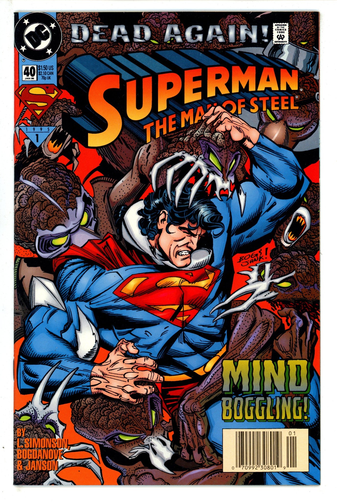Superman: The Man of Steel 40 Newsstand (1994)