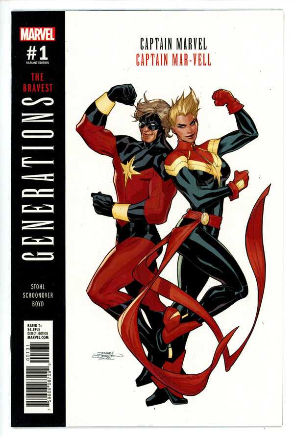 Generations: Captain Marvel & Captain Mar-Vell 1 Dodson Variant