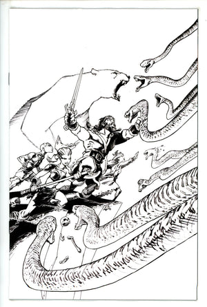 Mighty Barbarians 1 Vatine B&W Incentive Variant NM (2023)
