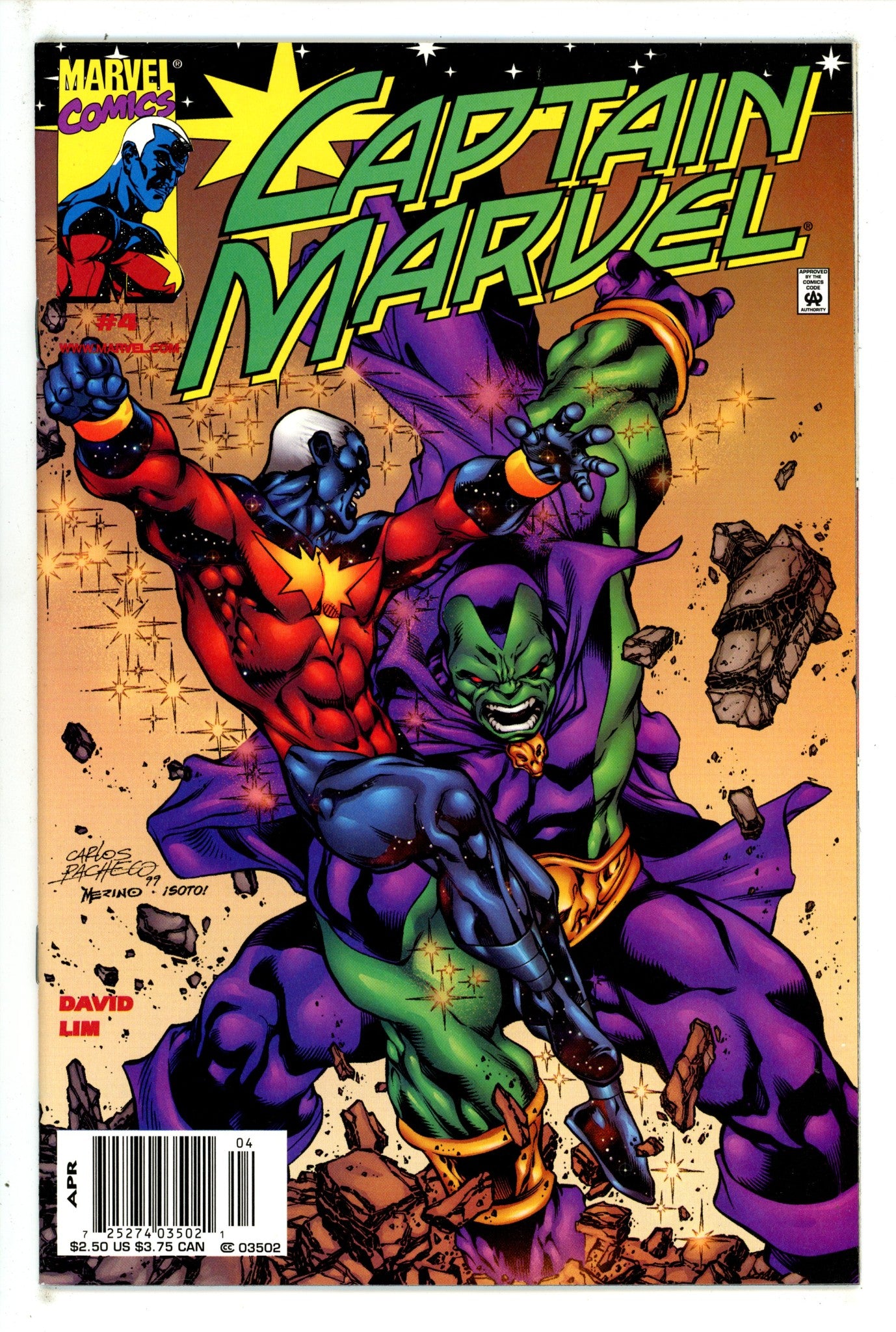 Captain Marvel Vol 5 4 Newsstand (2000)