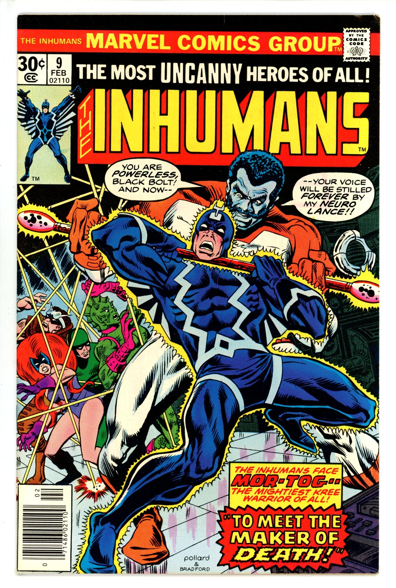 The Inhumans Vol 1 9 VF (1977)