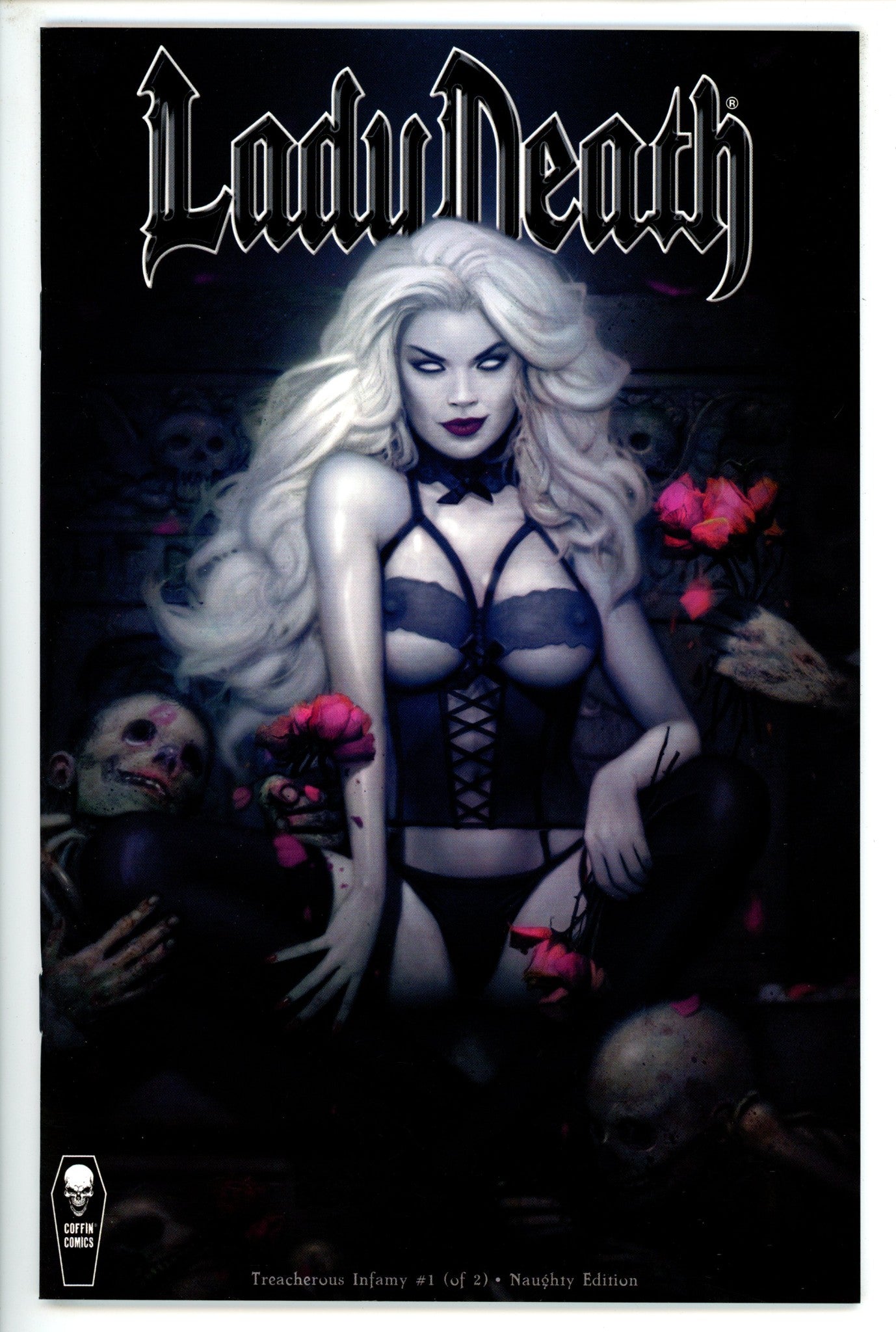Lady Death Treacherous Infamy 1 Brown Variant NM+