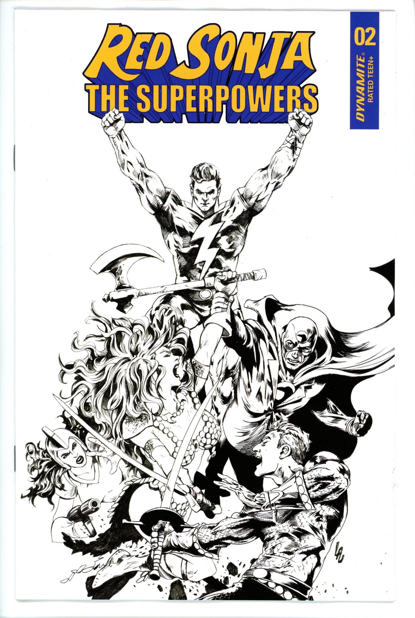 Red Sonja the Superpowers 2 Lau Variant-Dynamite-CaptCan Comics Inc
