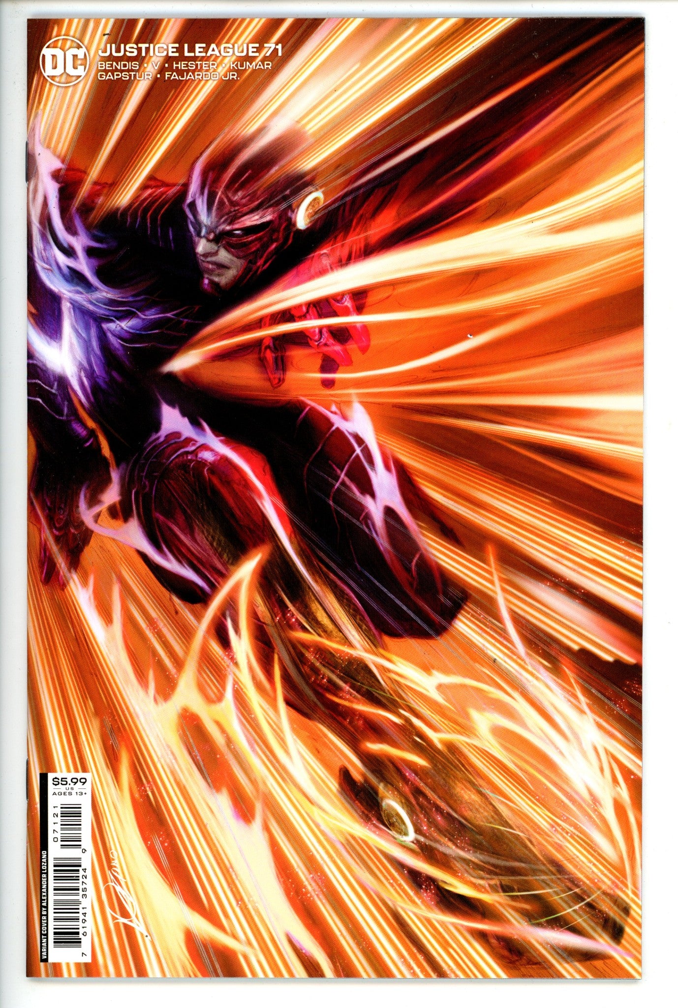 Justice League Vol 3 71 Lozano Variant (2022)