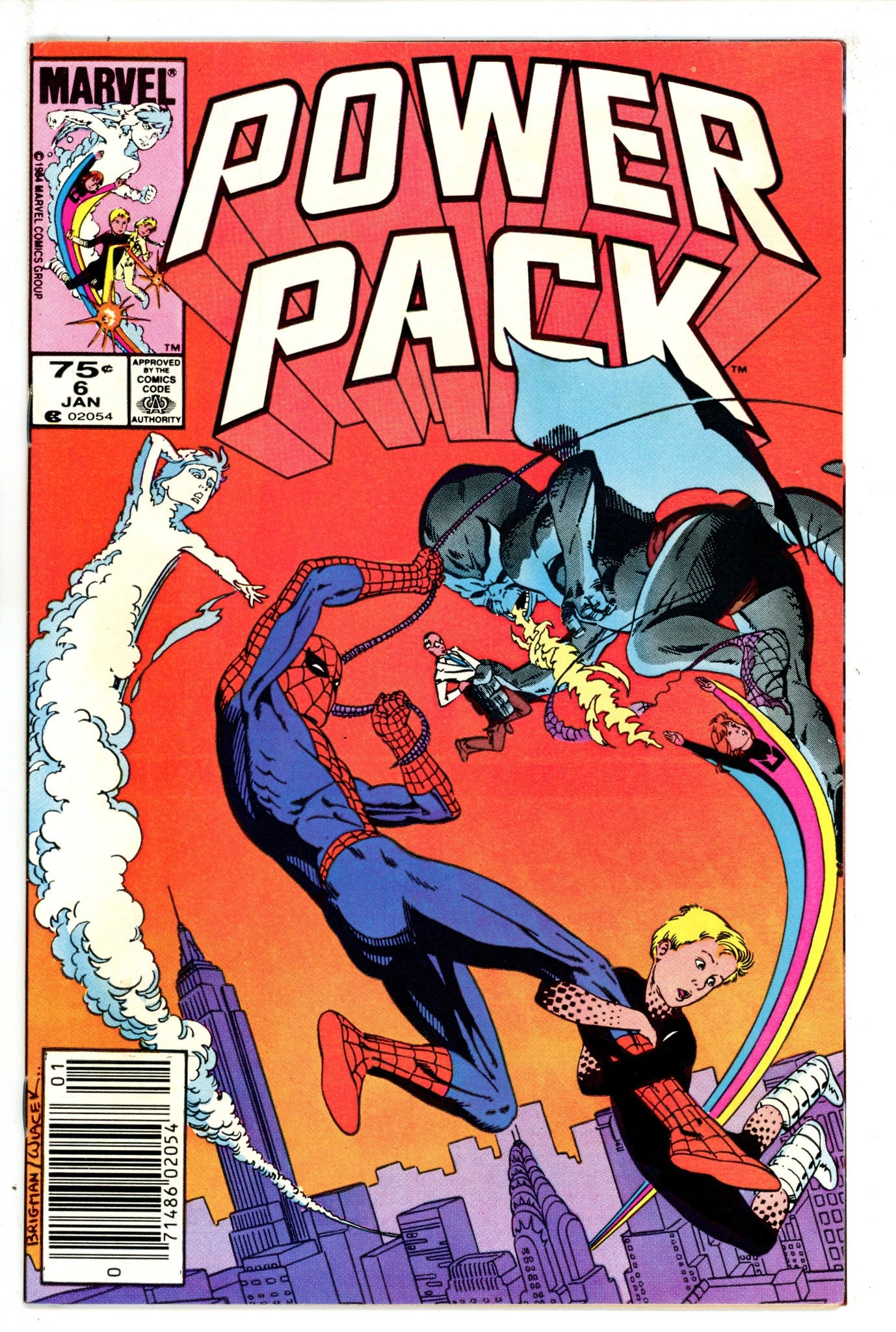 Power Pack Vol 1 6 Canadian Price Variant FN/VF (1985)