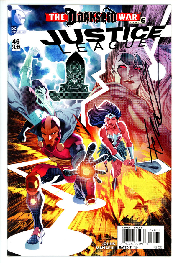 Justice League Vol 1 46 Signed Manapul NM-