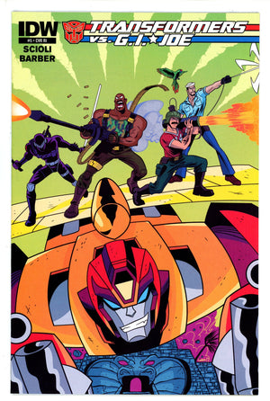 The Transformers vs. G.I. Joe 5 Variant NM-