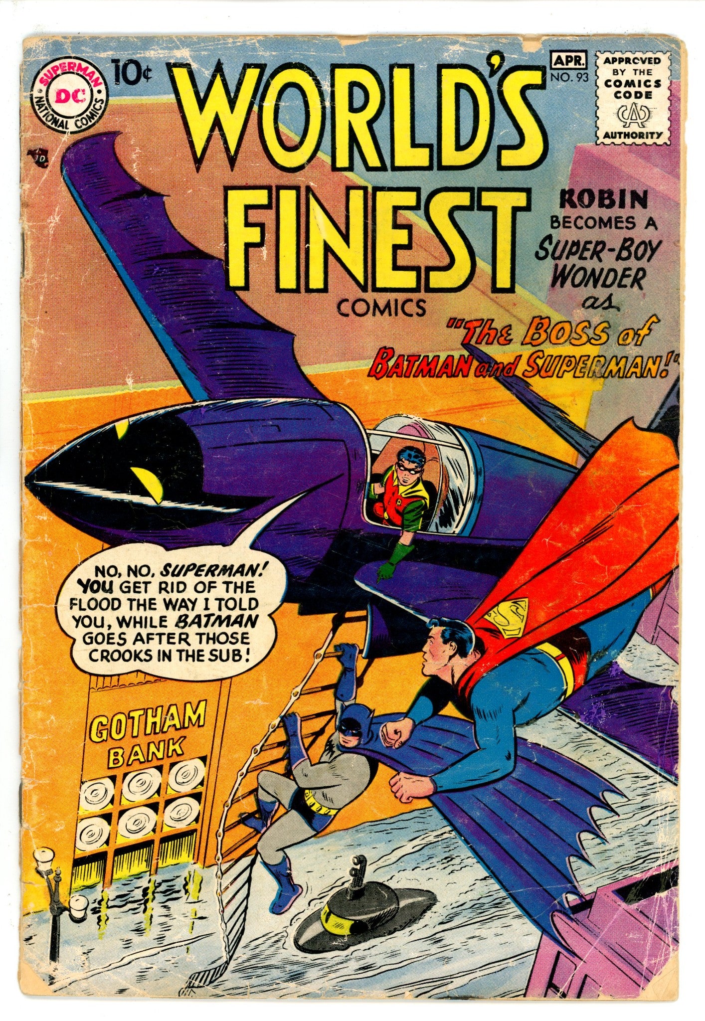 World's FRinest Comics 93 Colour Touch FR