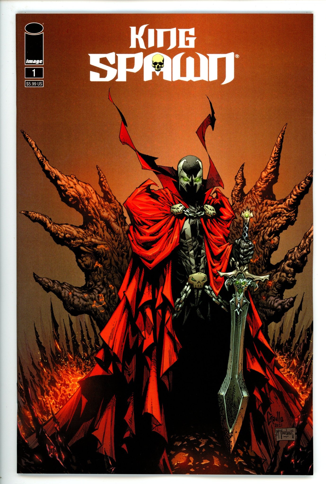 King Spawn 1 Capullo Variant