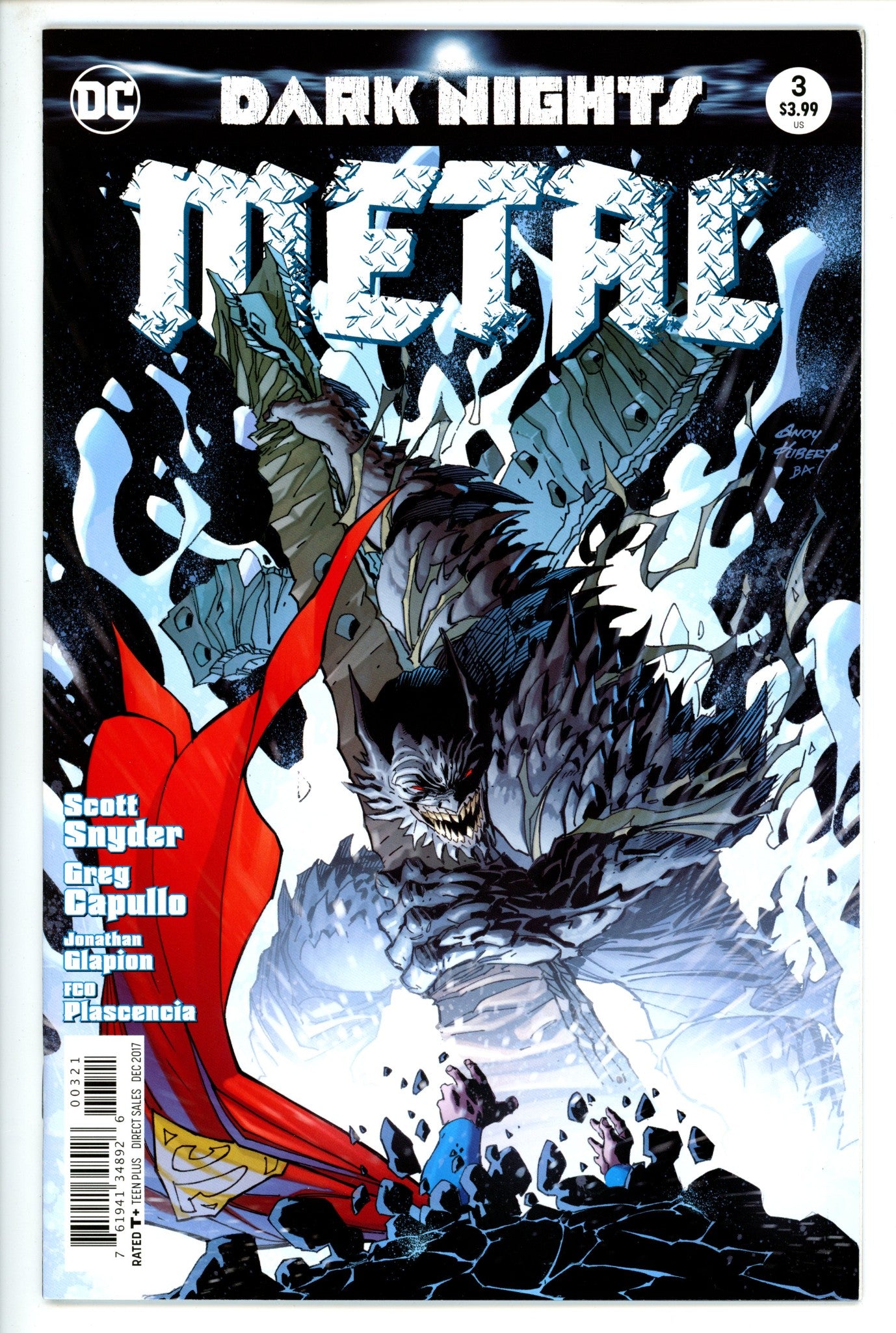 Dark Nights: Metal  3 Kubert Variant