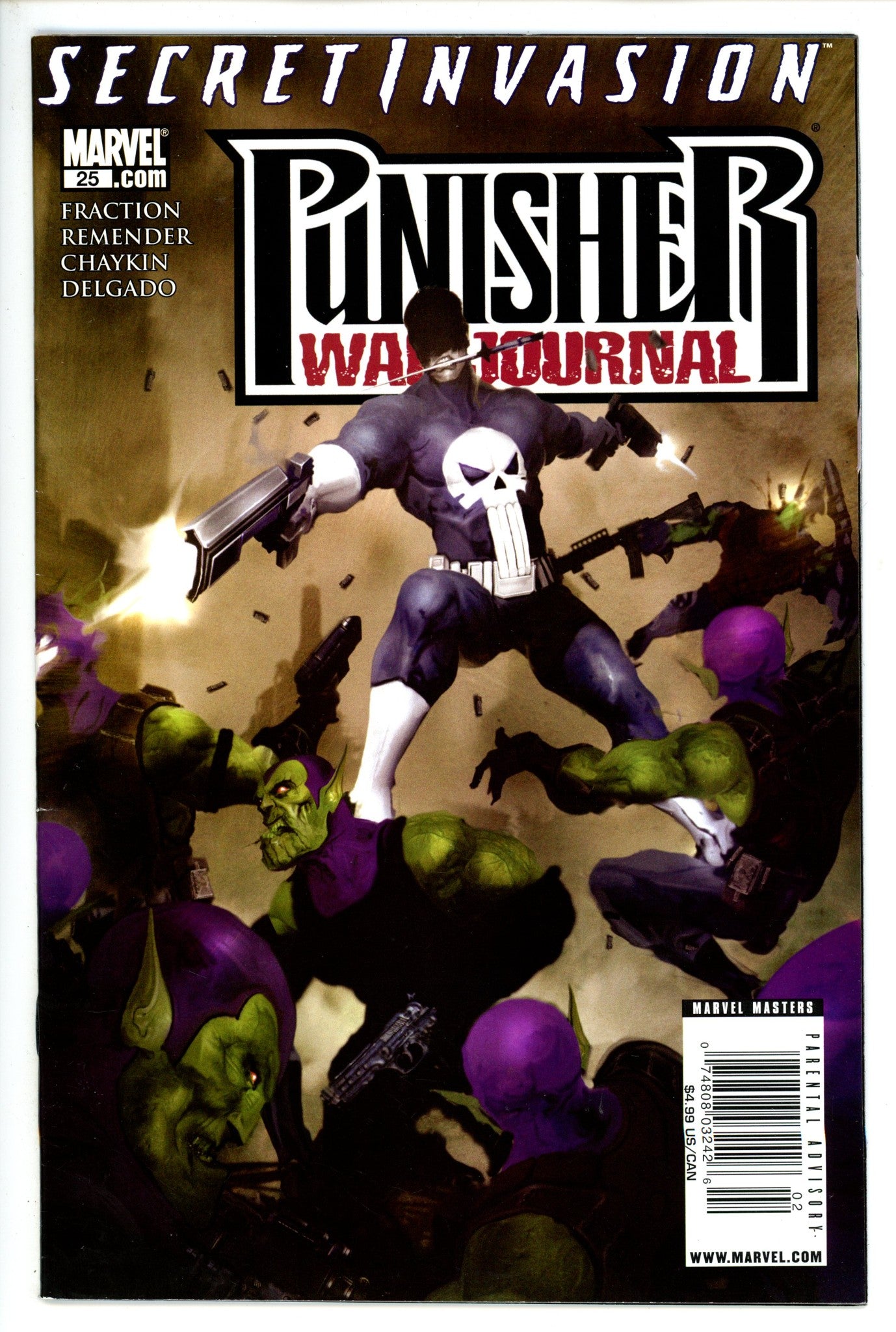 Punisher War Journal Vol 2 25 Newsstand VF