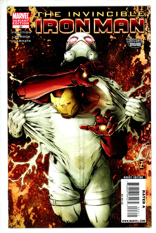 Invincible Iron Man Vol 1 23 Zircher Variant (2010)